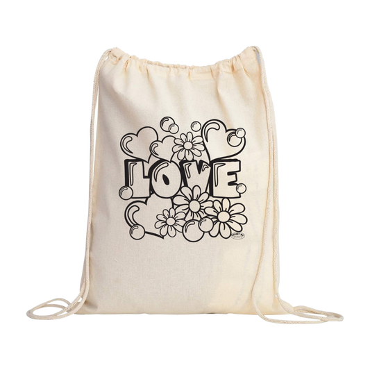 Love Drawstring Bag