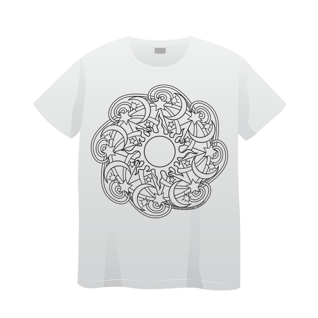 Colortime Sun Mandala T-Shirt